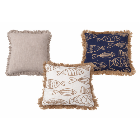 Linnen zomer kussens