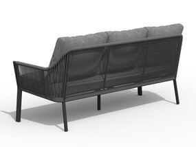 Liv Lounge Dining 3-Seater Charcoal - afbeelding 2