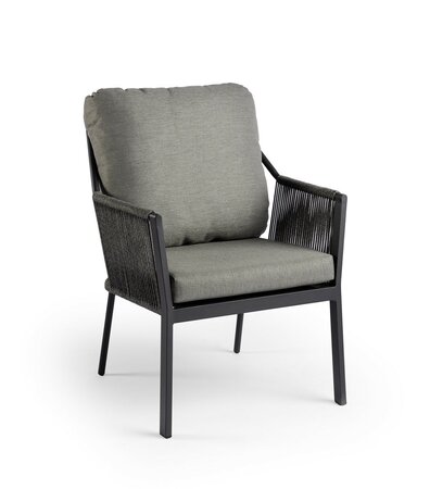 Liv Low Dining Chair Charcoal - afbeelding 1
