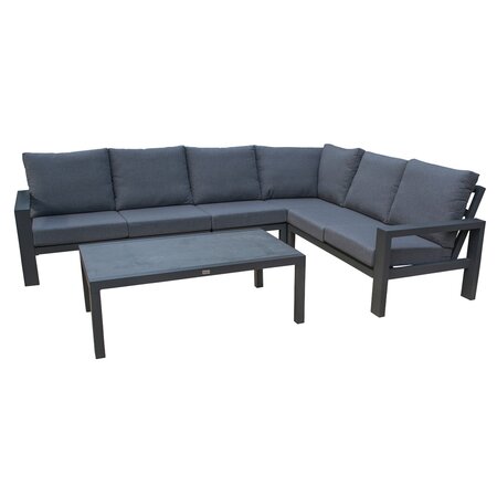 Loungecorner Despina Antraciet