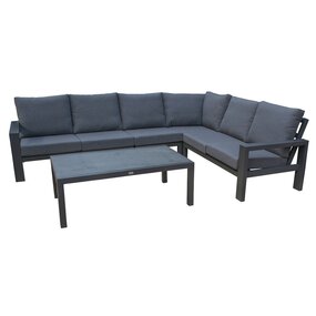Loungecorner Despina Antraciet