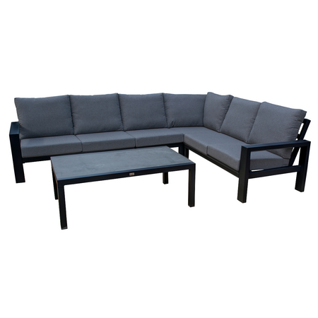 Loungecorner Despina (black)