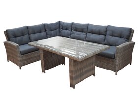 Loungecorner San Marino Koffiebruin