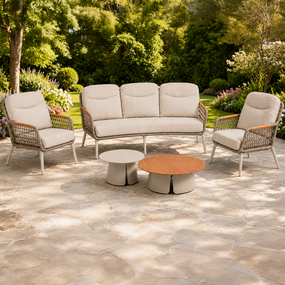 Loungeset Djenna (cream) - afbeelding 1