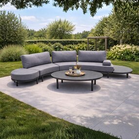 Loungeset Ellisse Antraciet