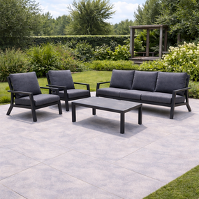 Loungeset Larissa met 3-zitsbank