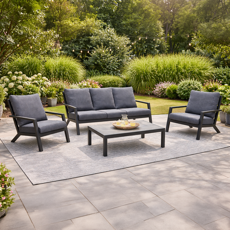 Loungeset Larissa met 3-zitsbank