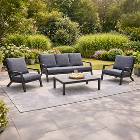 Loungeset Larissa met 3-zitsbank