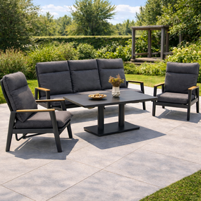 Loungeset Miami Antraciet