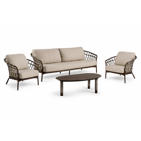 Loungeset Moretti Chocolate Tierra Outdoor