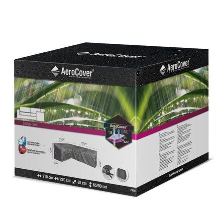 Loungesethoes hoekset links 270x210x85xH65/90 - afbeelding 4