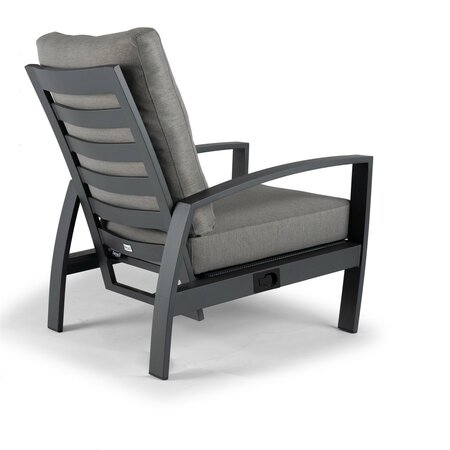 Valencia Lounge Chair Charcoal - afbeelding 3