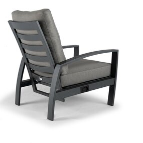 Valencia Lounge Chair Charcoal - afbeelding 3