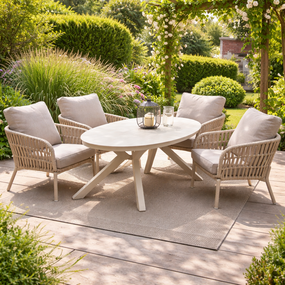 Low diningset Burgos Davos