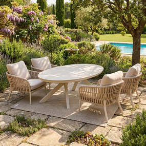 Low diningset Burgos Davos