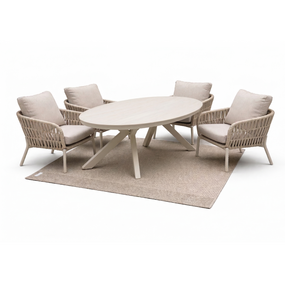 Low diningset Burgos Davos - afbeelding 2