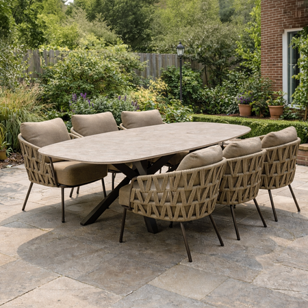 Diningset Mallorca Nevada 4 Seasons Outdoor