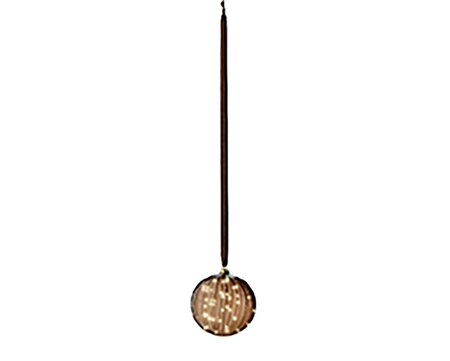 Kerstbal Bruin LED Warm wit (ø20cm) - afbeelding 2