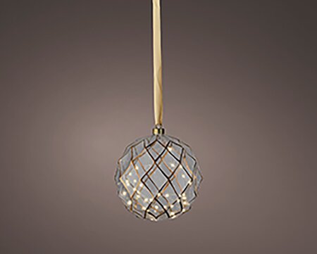 Kerstbal Helder LED Warm wit (ø20cm) - afbeelding 3