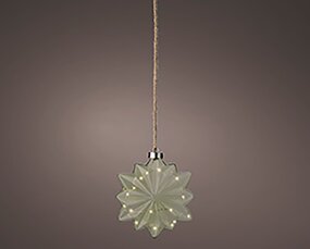 Bloem Groen LED Warm wit (19x19cm) - afbeelding 3