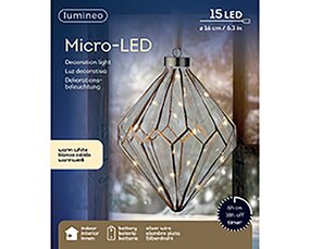 Diamant Helder LED Warm wit (ø16) - afbeelding 4