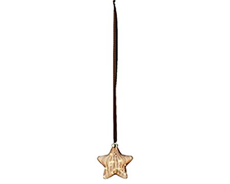 Ster Bruin LED Warm wit (20x20cm) - afbeelding 2