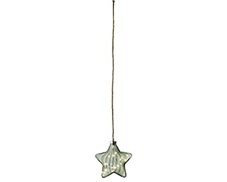 Ster Groen LED Warm wit (20x20cm) - afbeelding 2
