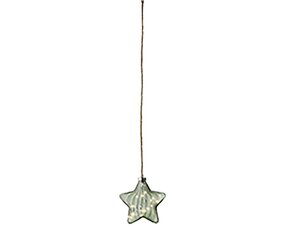 Ster Groen LED Warm wit (20x20cm) - afbeelding 2