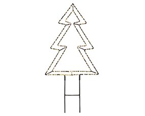 Kerstboom Metaal Warm wit H40cm - afbeelding 3