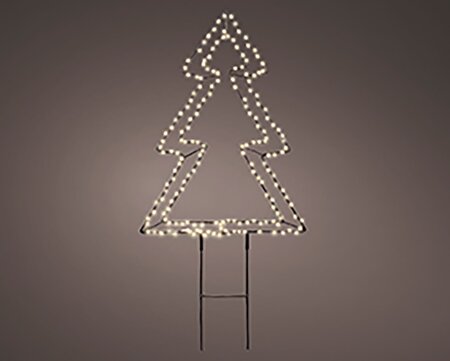 Kerstboom Metaal Warm wit H40cm - afbeelding 3