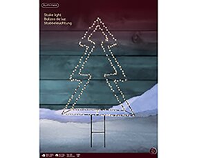 Kerstboom Metaal Warm wit H60cm - afbeelding 2