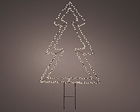 Kerstboom Metaal Warm wit H60cm - afbeelding 3