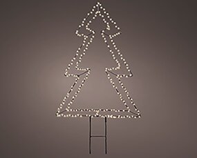 Kerstboom Metaal Warm wit H60cm - afbeelding 3