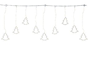 Gordijn kerstboom LED Warm wit (1,2m) - afbeelding 2