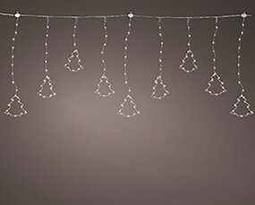 Gordijn kerstboom LED Warm wit (1,2m) - afbeelding 3