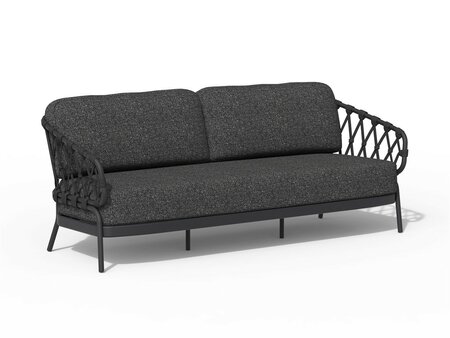 Natal Lounge 3-Seater Charcoal - afbeelding 1