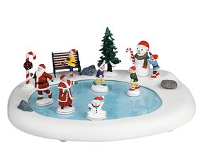 Northern lights skating pond