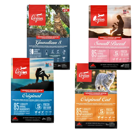 Orijen honden en kattenvoer 300g - 2kg vanaf,