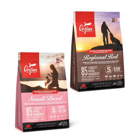 Orijen hondenvoer 1,8-2 kg vanaf,