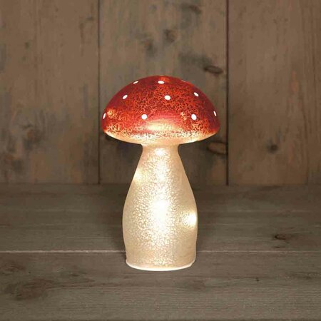 Paddenstoel H18 glas LED - afbeelding 2