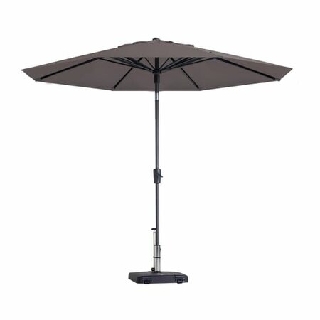 Parasol paros II taupe d300cm