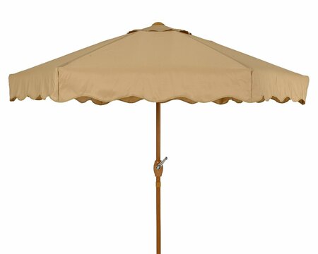 Parasol polyester d220h222cm taupe