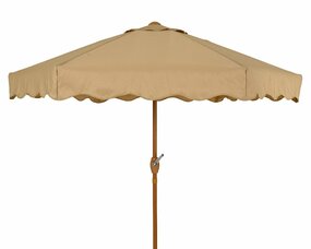 Parasol polyester d220h222cm taupe