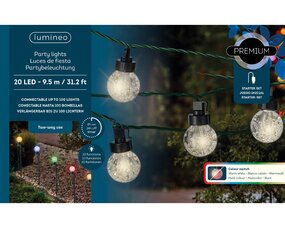 Partylight L950cm groen/warm wit/multi LED - afbeelding 3