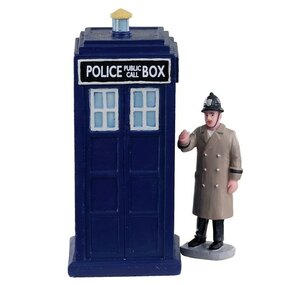 POLICE CALL BOX, SET OF 2