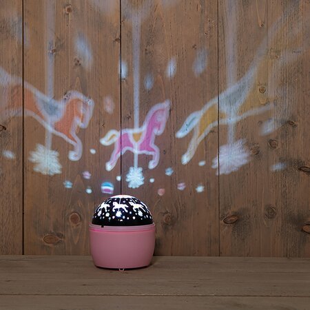 Projector Carousel 13x11.5cm roze - afbeelding 2