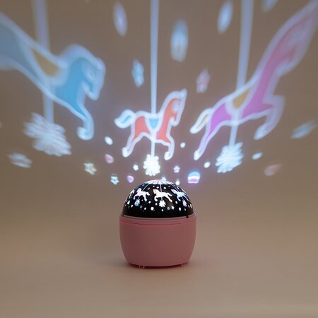 Projector Carousel 13x11.5cm roze - afbeelding 3