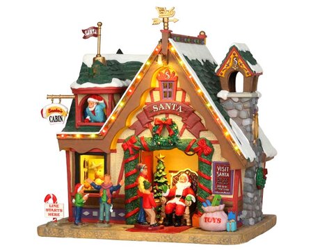 SANTA'S CABIN, WITH 4.5V ADAPTOR