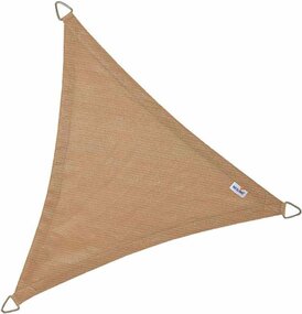 Schaduwdoek driehoek 5m zand - afbeelding 1