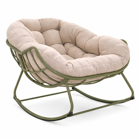 Schommelstoel Cozy Beige